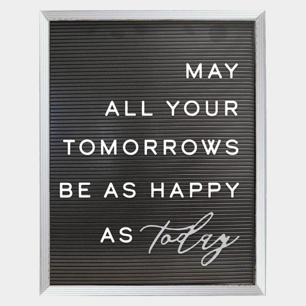 Letter Board Black Collective Rentals Design House