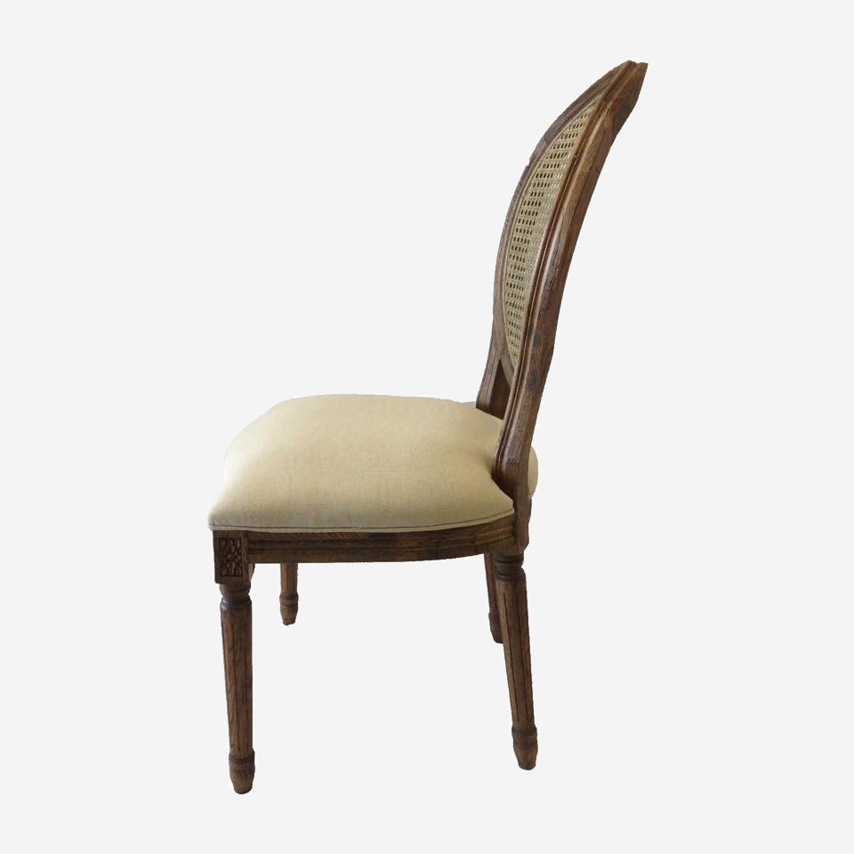 Louis Cane Back Chair